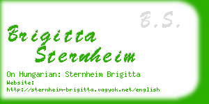 brigitta sternheim business card